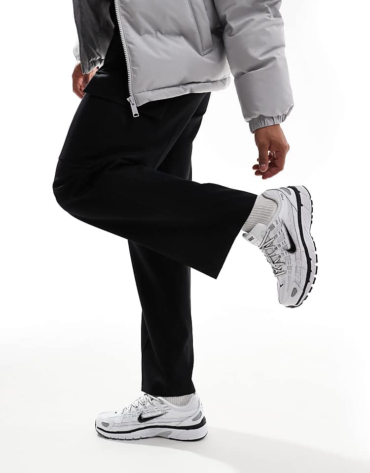 Изображение 1 Nike P-6000 серебристо-белые массивные кроссовки для мужчин