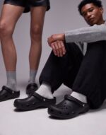 Изображение 5 Crocs classic clogs унисекс сабо черные для дома и пляжа